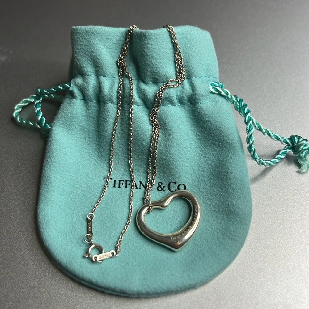 Tiffany Open Heart Necklace